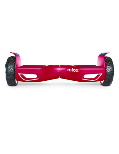 Nilox DOC 2 hoverboard Monopattino autobilanciante 10 km h 4300 mAh Blu, Rosso