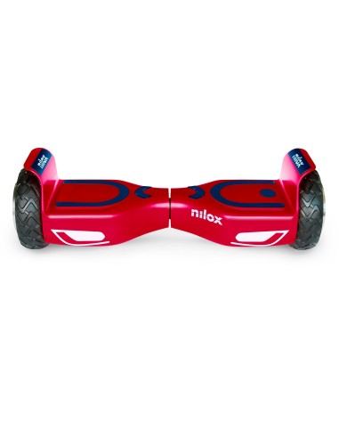 Nilox DOC 2 hoverboard Monopattino autobilanciante 10 km h 4300 mAh Blu, Rosso