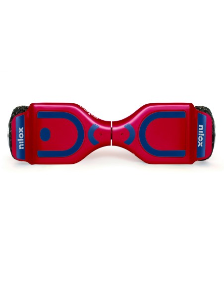 Nilox DOC 2 hoverboard Monopattino autobilanciante 10 km h 4300 mAh Blu, Rosso
