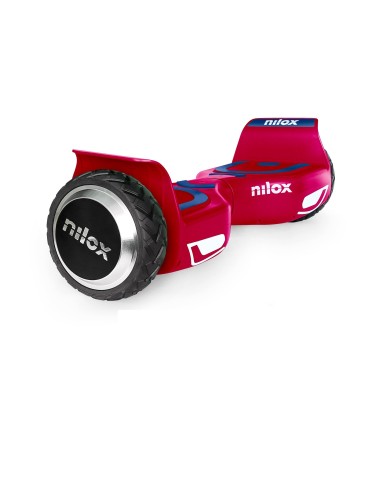 Nilox DOC 2 hoverboard Monopattino autobilanciante 10 km h 4300 mAh Blu, Rosso