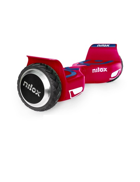 Nilox DOC 2 hoverboard Monopattino autobilanciante 10 km h 4300 mAh Blu, Rosso