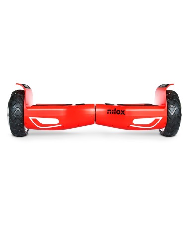 Nilox DOC 2 hoverboard Monopattino autobilanciante 10 km h 4300 mAh Nero, Rosso
