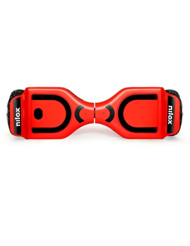 Nilox DOC 2 hoverboard Monopattino autobilanciante 10 km h 4300 mAh Nero, Rosso