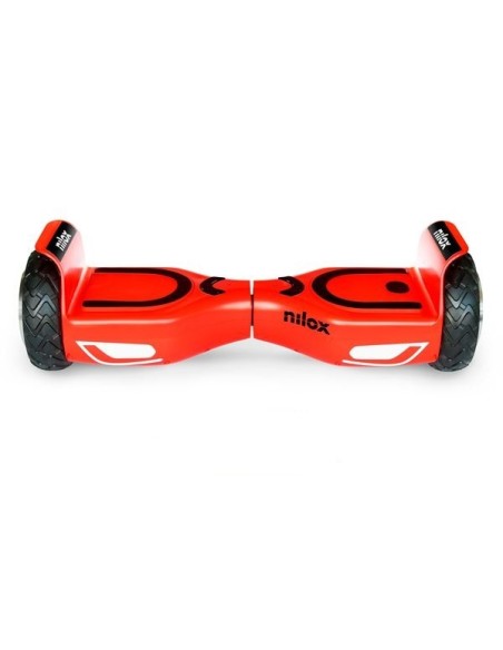 Nilox DOC 2 hoverboard Monopattino autobilanciante 10 km h 4300 mAh Nero, Rosso