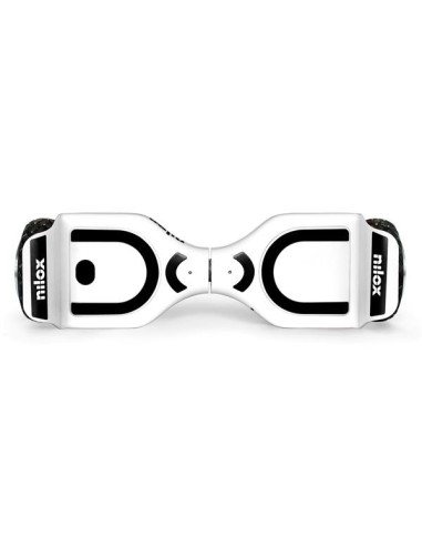 Nilox DOC 2 hoverboard Monopattino autobilanciante 10 km h 4300 mAh Nero, Bianco