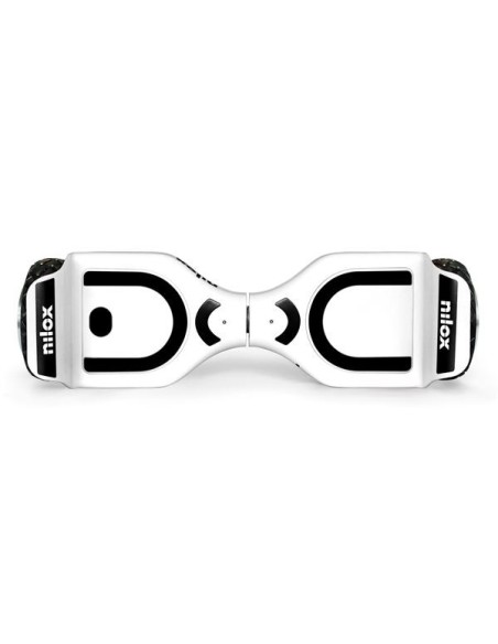 Nilox DOC 2 hoverboard Monopattino autobilanciante 10 km h 4300 mAh Nero, Bianco