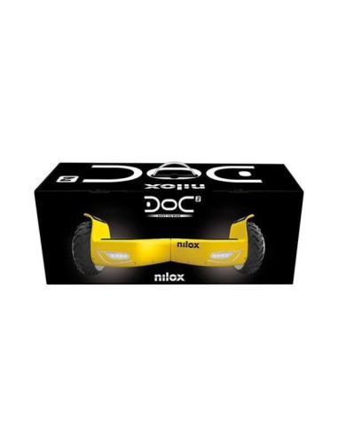 Nilox 30NXBK65NWN03 hoverboard Monopattino autobilanciante 10 km h 4300 mAh Nero, Giallo