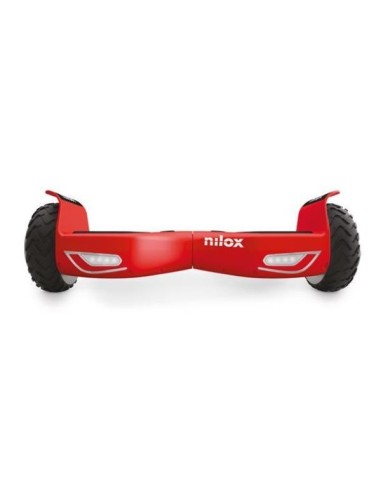 Nilox 30NXBK65NWN08 hoverboard Monopattino autobilanciante 10 km h 4300 mAh Nero, Rosso