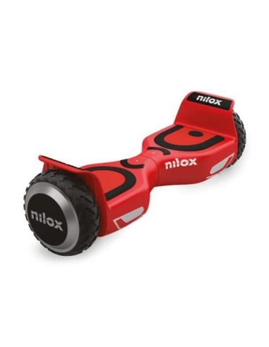 Nilox 30NXBK65NWN08 hoverboard Monopattino autobilanciante 10 km h 4300 mAh Nero, Rosso