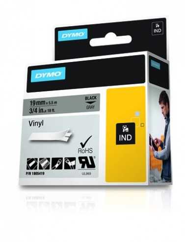 Dymo NASTRO 19MMX 5 5M VINILE NE GR D1 RHINOPRO 1805419 0071701059758 MATERIALE DI CONSUMO