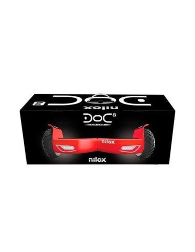 Nilox 30NXBK65NWN08 hoverboard Monopattino autobilanciante 10 km h 4300 mAh Nero, Rosso