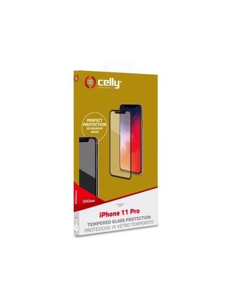 Celly 3D Glass Pellicola proteggischermo trasparente Apple 1 pz