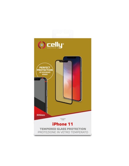 Celly 3D Glass Pellicola proteggischermo trasparente Apple 1 pz