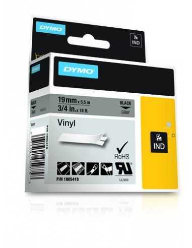 Dymo NASTRO 19MMX 5 5M VINILE NE GR D1 RHINOPRO 1805419 0071701059758 MATERIALE DI CONSUMO