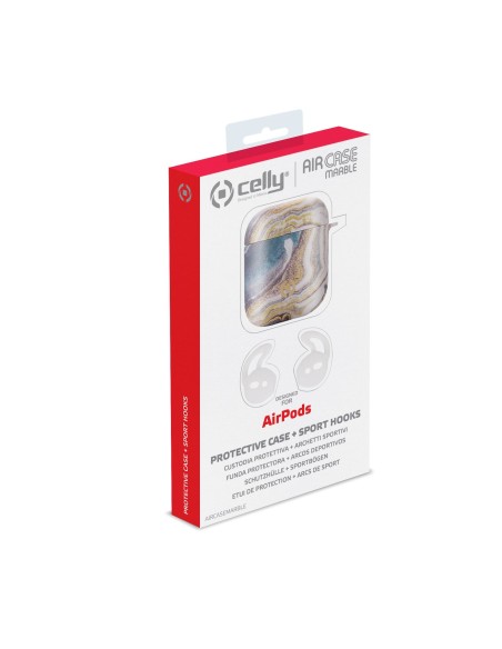 Celly AIRCASEMARBLEGD accessorio per cuffia Custodia