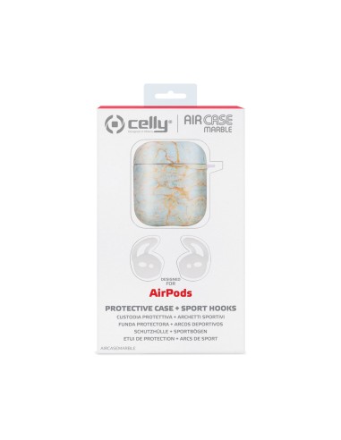 Celly AIRCASEMARBLETF accessorio per cuffia Custodia