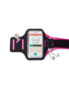 Celly ARMBANDXLPK custodia per cellulare 12,7 cm (5") Fascia da braccio Nero, Rosa 2