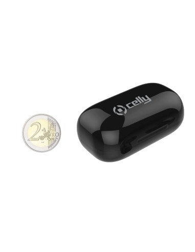 Celly Bh Twins Auricolare Wireless In-ear Musica e Chiamate Micro-USB Bluetooth Nero