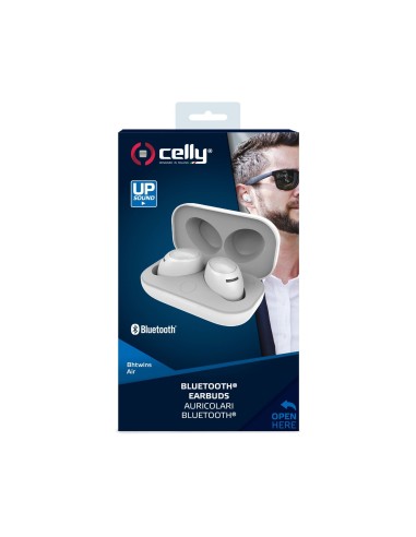 Celly Bh Twins Air Auricolare Wireless In-ear Musica e Chiamate Bluetooth Bianco