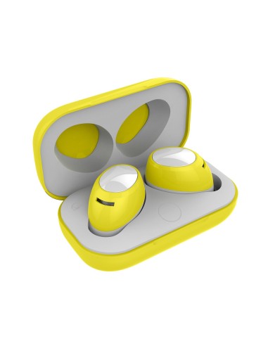 Celly Bh Twins Air Auricolare Wireless In-ear Musica e Chiamate Bluetooth Giallo