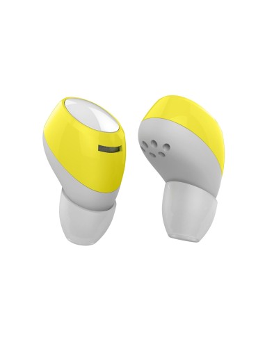 Celly Bh Twins Air Auricolare Wireless In-ear Musica e Chiamate Bluetooth Giallo