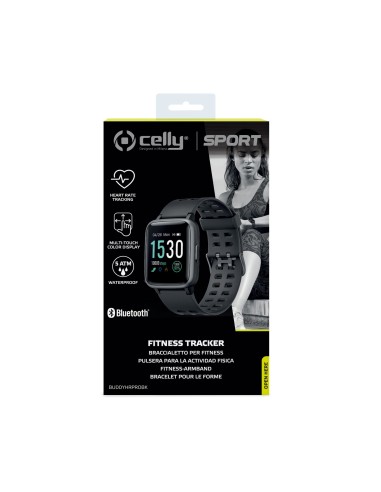 Celly FITNESS TRACKER 2,87 cm (1.13") Touch screen Nero