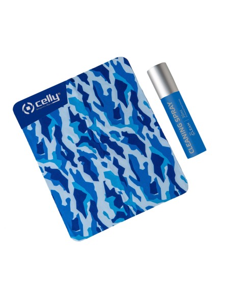 Celly CLEANKIT30BL kit per la pulizia Universale Spruzzo e panno asciutto per la pulizia dell'apparecchiatura 30 ml
