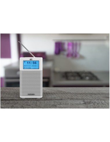 Kenwood CR-M10DAB-W radio Portatile Analogico e digitale Bianco
