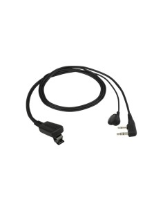 Kenwood EMC-11W Auricolare Cablato In-ear Musica e Chiamate Nero