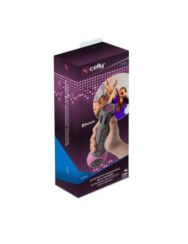 Celly FESTIVALPK microfono Nero, Rosa Microfono per karaoke