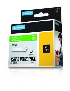 Dymo NASTRO 19MMX 5 5M VINILE BI VE D1 RHINOPRO 1805420 0071701059765 MATERIALE DI CONSUMO 2