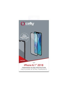 Celly FULLGLASS998BK protezione per lo schermo e il retro dei telefoni cellulari Pellicola proteggischermo trasparente Apple 1