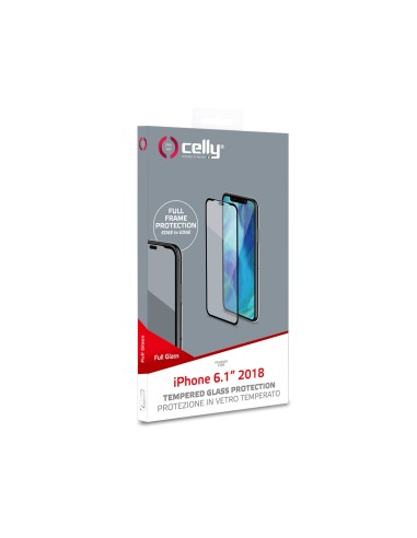 Celly FULLGLASS998BK protezione per lo schermo e il retro dei telefoni cellulari Pellicola proteggischermo trasparente Apple 1