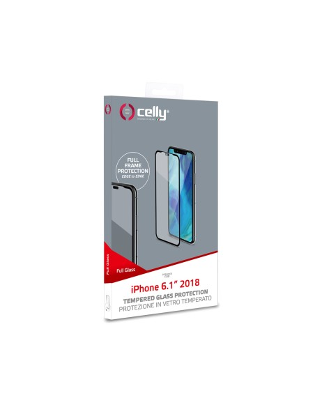 Celly FULLGLASS998BK protezione per lo schermo e il retro dei telefoni cellulari Pellicola proteggischermo trasparente Apple 1
