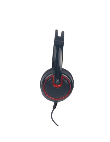 Celly GameBeat Auricolare Cablato A Padiglione Gaming Nero, Rosso
