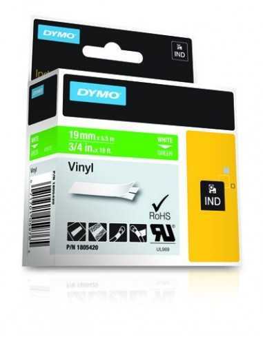 Dymo NASTRO 19MMX 5 5M VINILE BI VE D1 RHINOPRO 1805420 0071701059765 MATERIALE DI CONSUMO