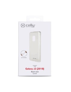 Celly TPU COVER GALAXY J2 (2018) custodia per cellulare 15,2 cm (6") Trasparente