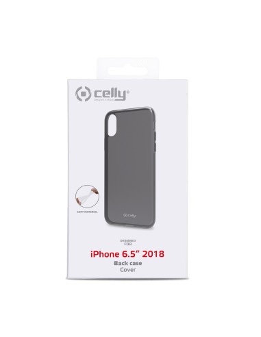 Celly Gelskin custodia per cellulare 16,5 cm (6.5") Cover Nero