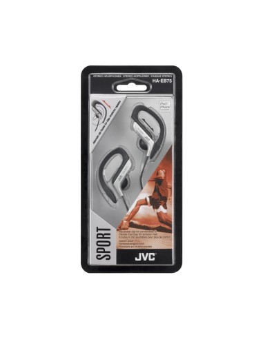 JVC HA-EB75-S-E cuffia e auricolare Cuffie Cablato A clip, In-ear Sport Argento