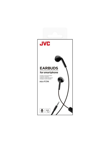 JVC HA-F17M Auricolare Cablato In-ear Musica e Chiamate Nero