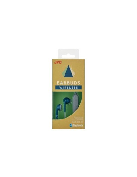 JVC HA-F19BT-AH Auricolare Wireless In-ear Musica e Chiamate Micro-USB Bluetooth Blu