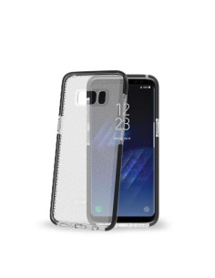 Celly Hexagon custodia per cellulare 14,7 cm (5.8") Cover Nero, Trasparente