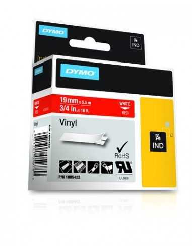 Dymo NASTRO 19MMX 5 5M VINILE BI RO D1 RHINOPRO 1805422 0071701059789 MATERIALE DI CONSUMO