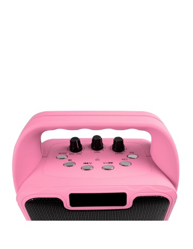 Celly WL SPEAKER + MIC + STICKER PK Altoparlante portatile mono Nero, Rosa 10 W