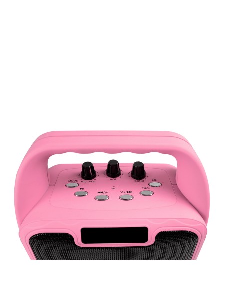 Celly WL SPEAKER + MIC + STICKER PK Altoparlante portatile mono Nero, Rosa 10 W