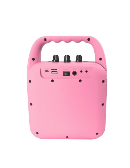 Celly WL SPEAKER + MIC + STICKER PK Altoparlante portatile mono Nero, Rosa 10 W