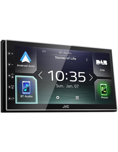 JVC KW-M745DBT Nero 200 W Bluetooth