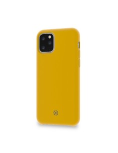 Celly Leaf custodia per cellulare 14,7 cm (5.8") Cover Giallo