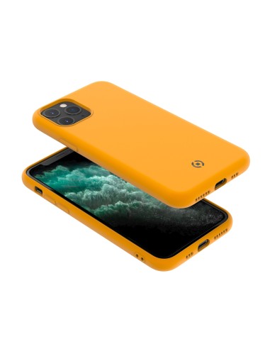 Celly Leaf custodia per cellulare 14,7 cm (5.8") Cover Giallo