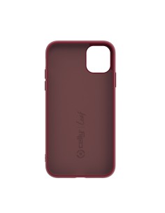 Celly LEAF custodia per cellulare 15,5 cm (6.1") Cover Rosso